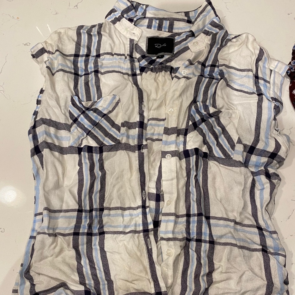 Short sleeve rails flannel